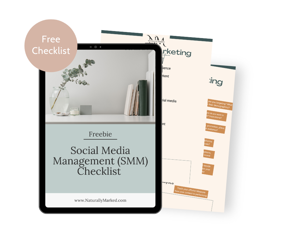 Naturally Marked Social Media Management Checklist